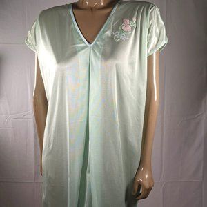 Vintage Nightgown Mint Green